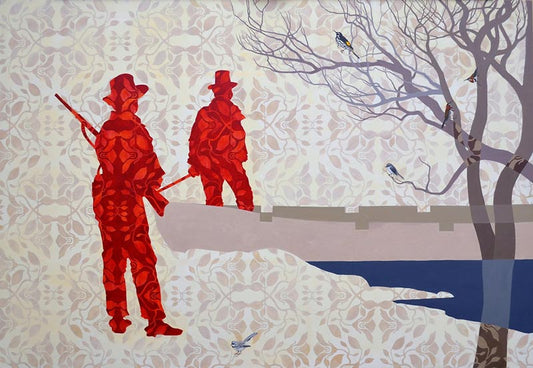 Christopher Pease, Welcome to Country, 2011, oil on linen, 152x220cm