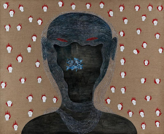 Dadang Christanto, Gong Xi Fa Cai, 2010, oil on linen, 136x168cm