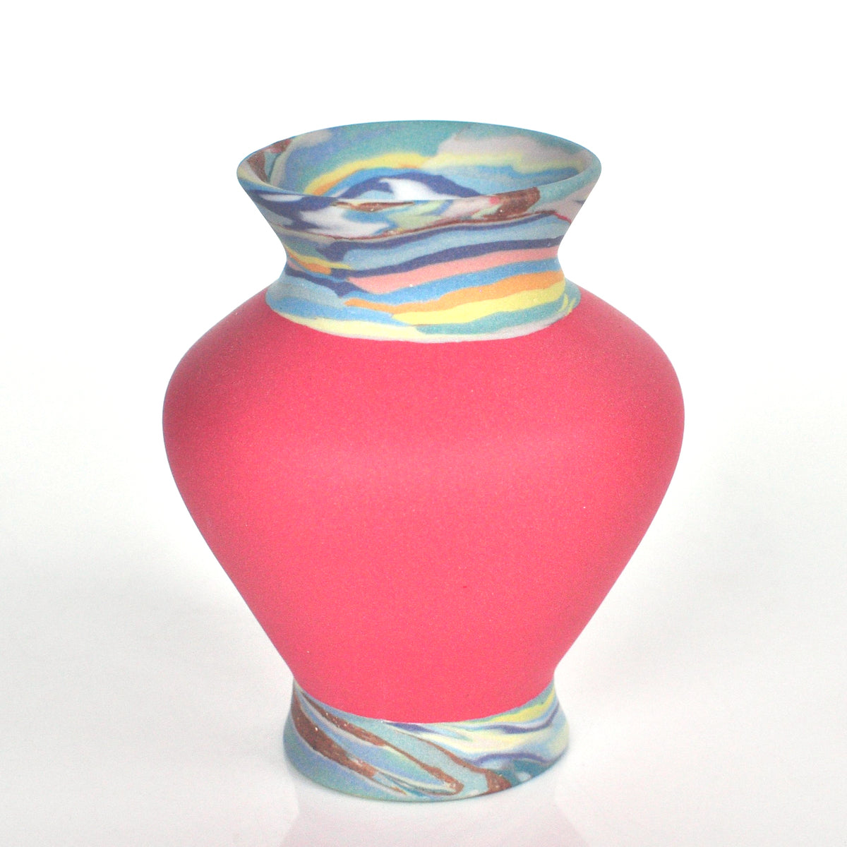 nerikomi and watermelon mini vessel | Larissa Warren