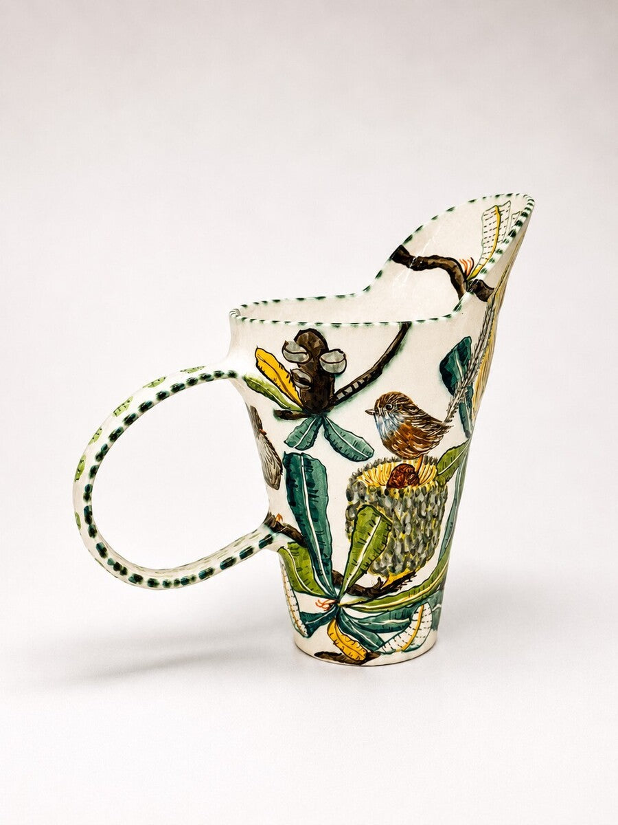 Blue Wren and Emu Wren pitcher