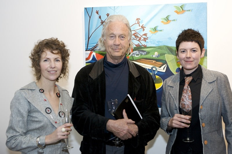 Director Marita Smith, Historian, Dr Henry Reynolds and artist Monika Behrens at the inaugural opening in 2008