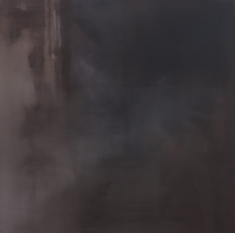 Adriane Strampp, Light Fall, oil on linen, 56x56cm