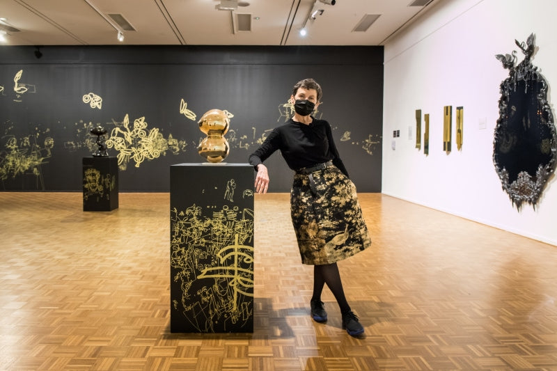 Black and Gold Warrnambool Art Gallery | Gosia Wlodarczak