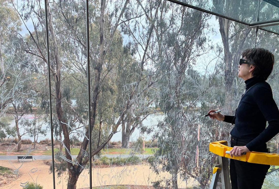 Repetition Drawing Performance at Shepparton Art Museum