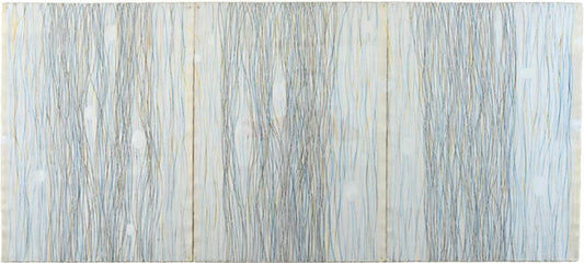 Ian Friend, Ghost Milk III, 2011, Casein, pigment, gouache, graphite and crayon on Hahnemühle paper, 75x165cm
