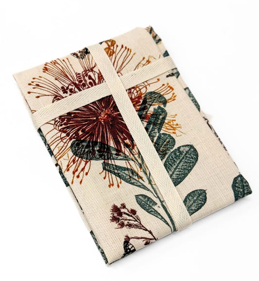 Grevilia and Butterfly Design Teatowel | Trudy Rice
