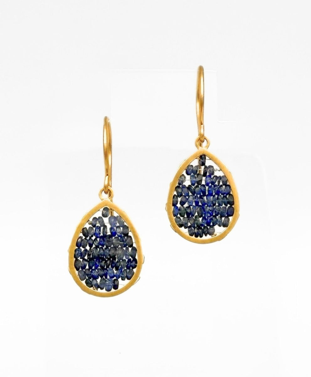 Cornflower Blue Reef earrings | Anna Davern