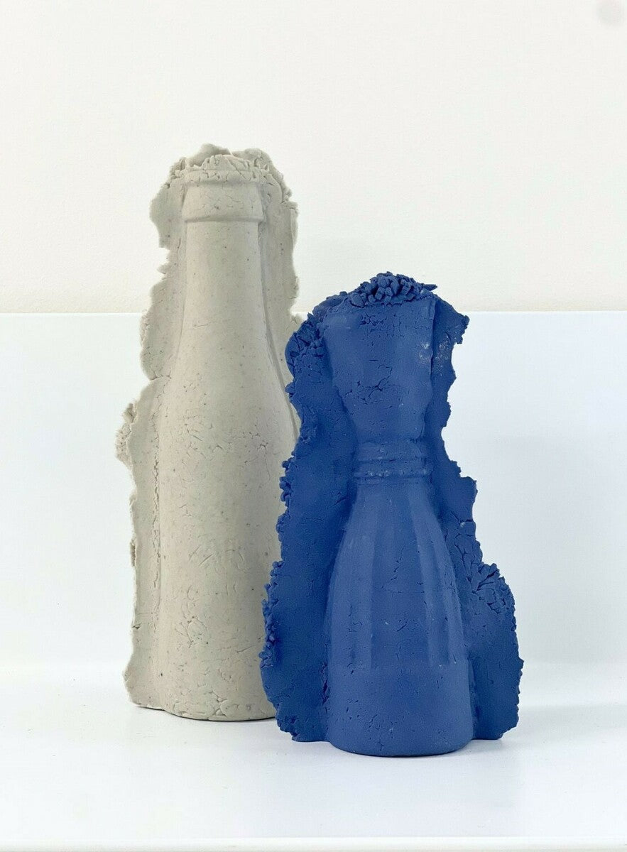 Rocket Bottle, cobalt blue | Kristin Burgham