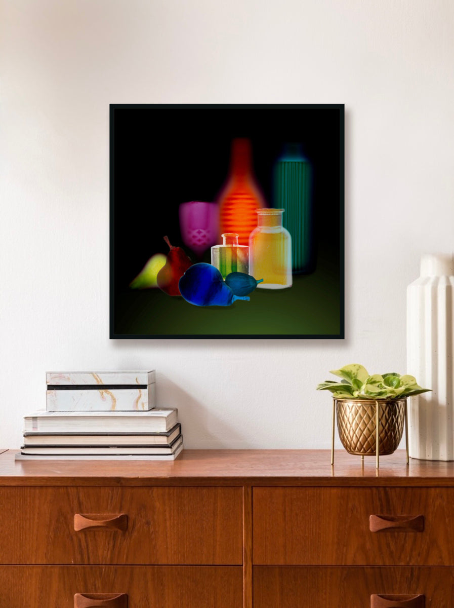 Afterimage: blue/green