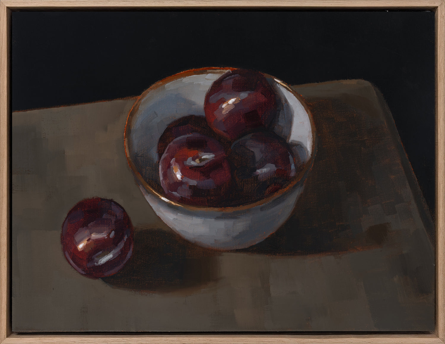 Plums in a Bowl