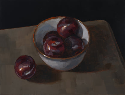 Plums in a Bowl