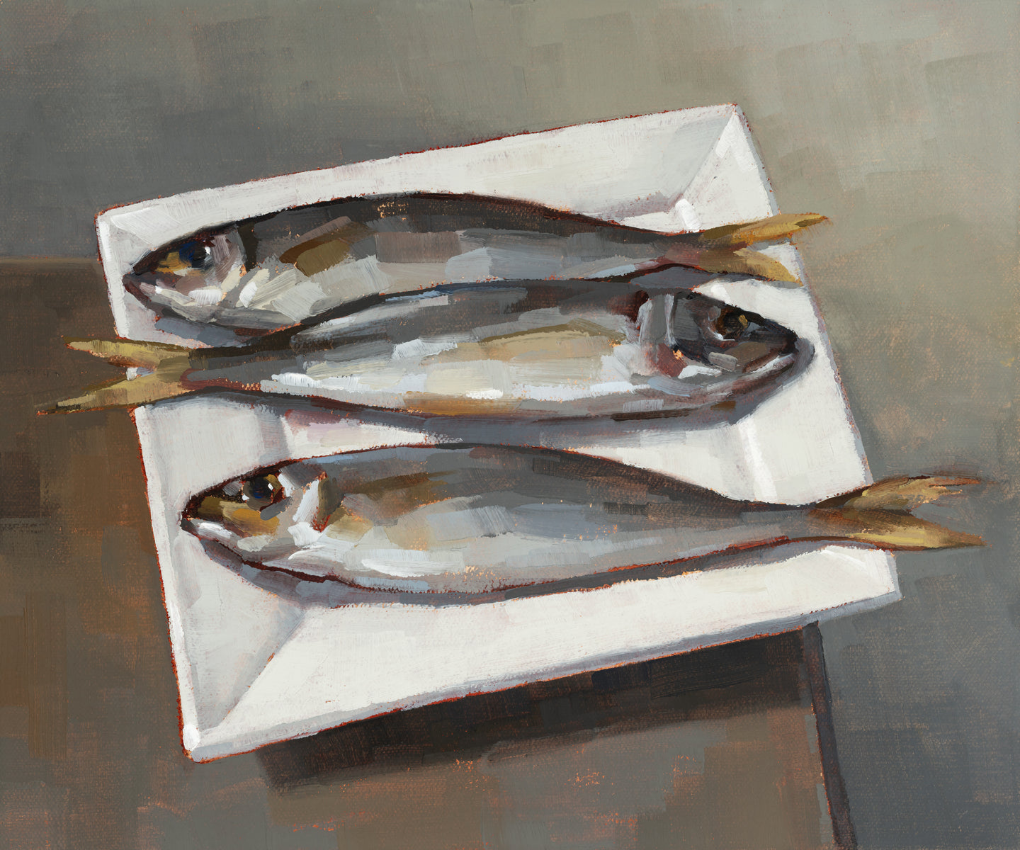 Fish on a Square Plate