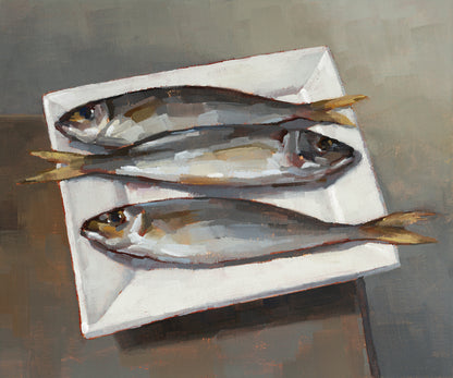 Fish on a Square Plate