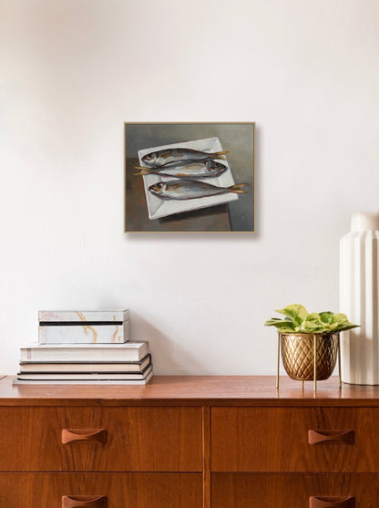 Fish on a Square Plate