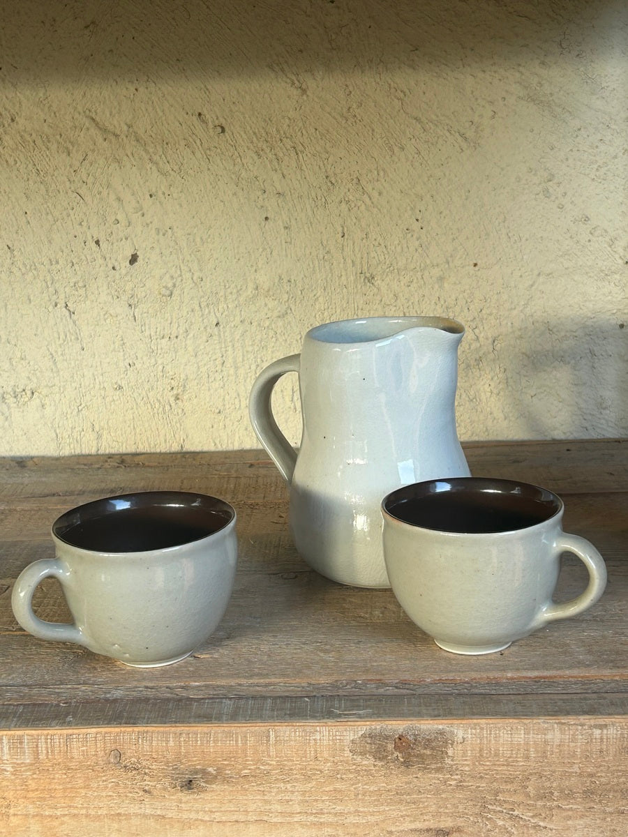 Pair of Feldspathic Glazed Mugs | Neville French