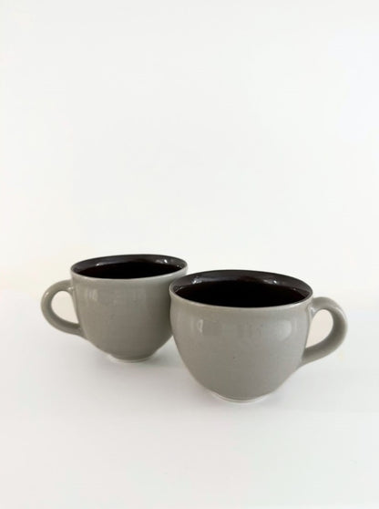 Pair of Feldspathic Glazed Coffee Cups | Neville French
