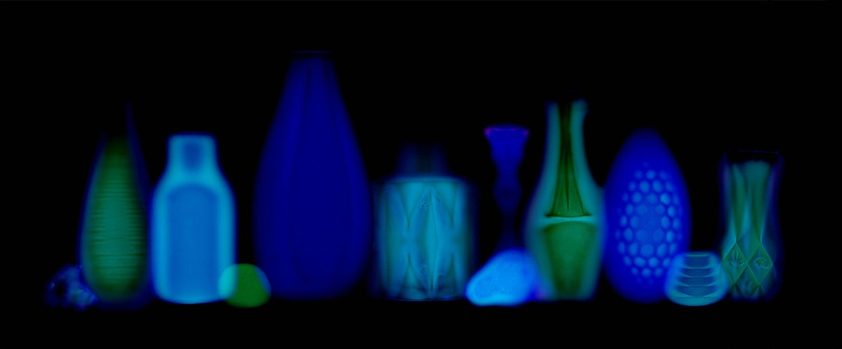 Afterimage: green/blue