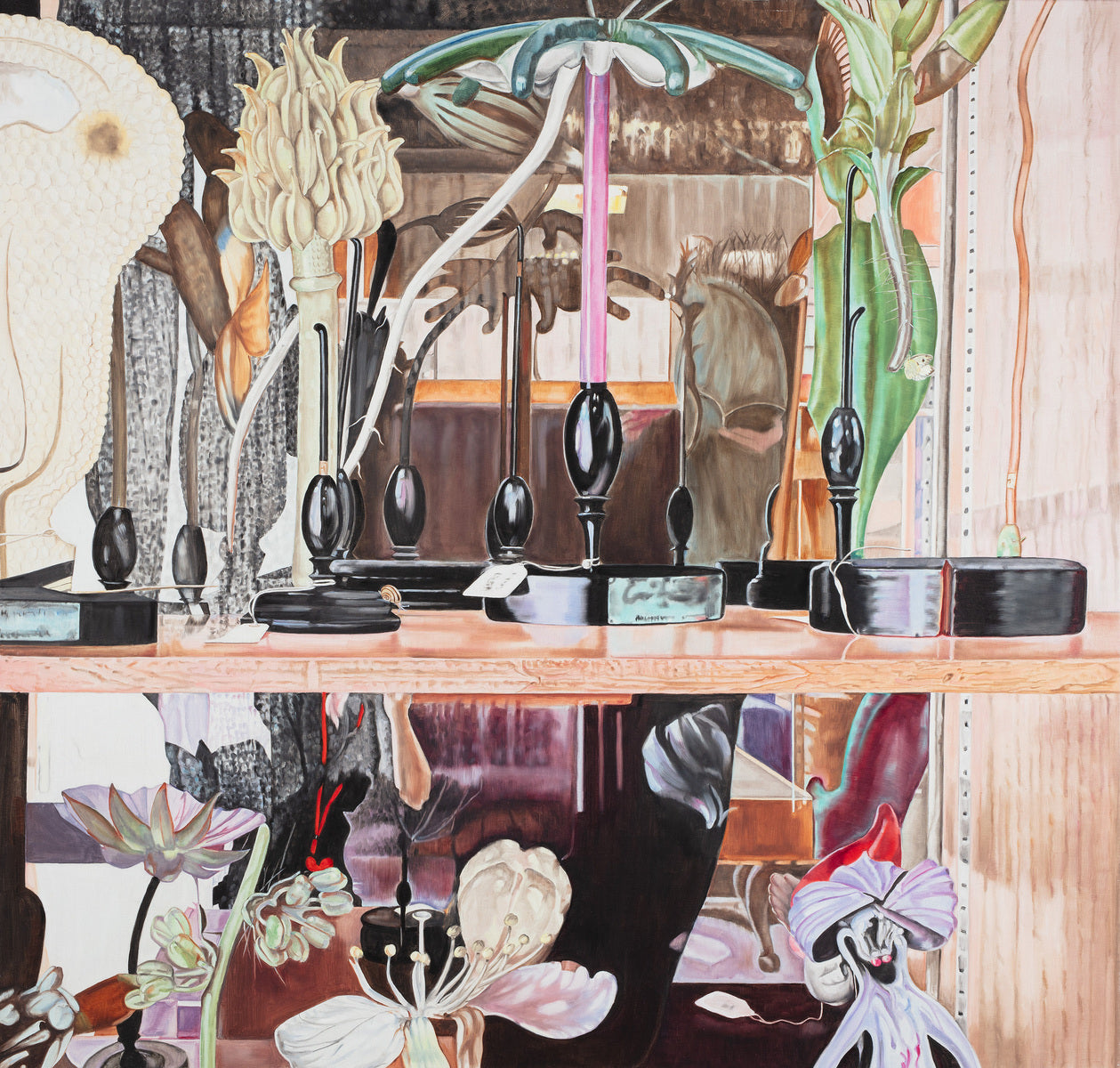 Museum Still Life with Snail and Butterfly