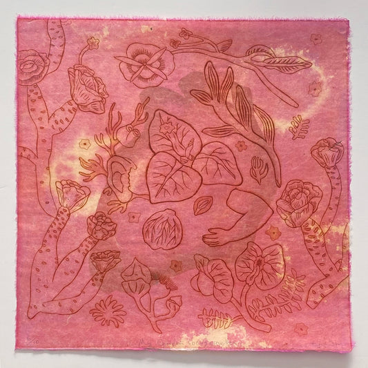 My Garden (Heart and Bougainvillea)