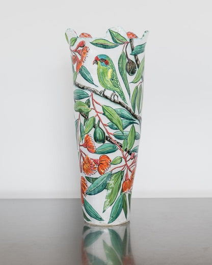 Musk Lorikeets and Ficifolia Vessel