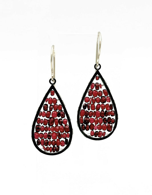 Reef Ruby Drop Earrings | Anna Davern