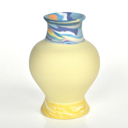 Nerikomi and Saffron Mini Vessel | Larissa Warren