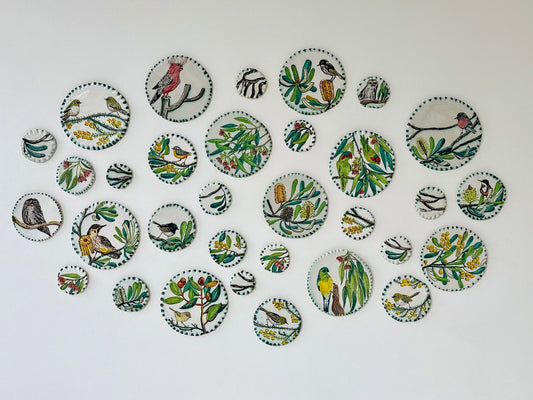 A Fine Balance wall discs