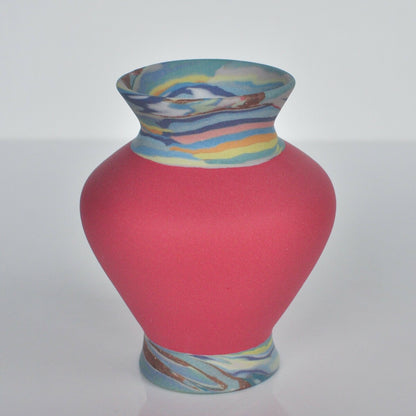 nerikomi and watermelon mini vessel | Larissa Warren