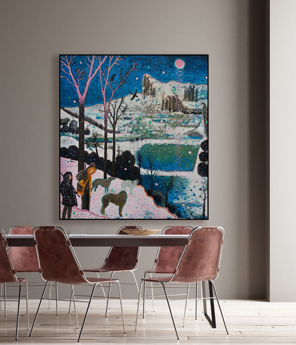 Hunters in the Snow I (after Pieter Bruegel the Elder)