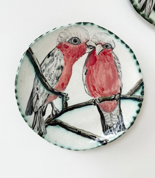 Fiona Hiscock | Galahs in Bare Branches Plate