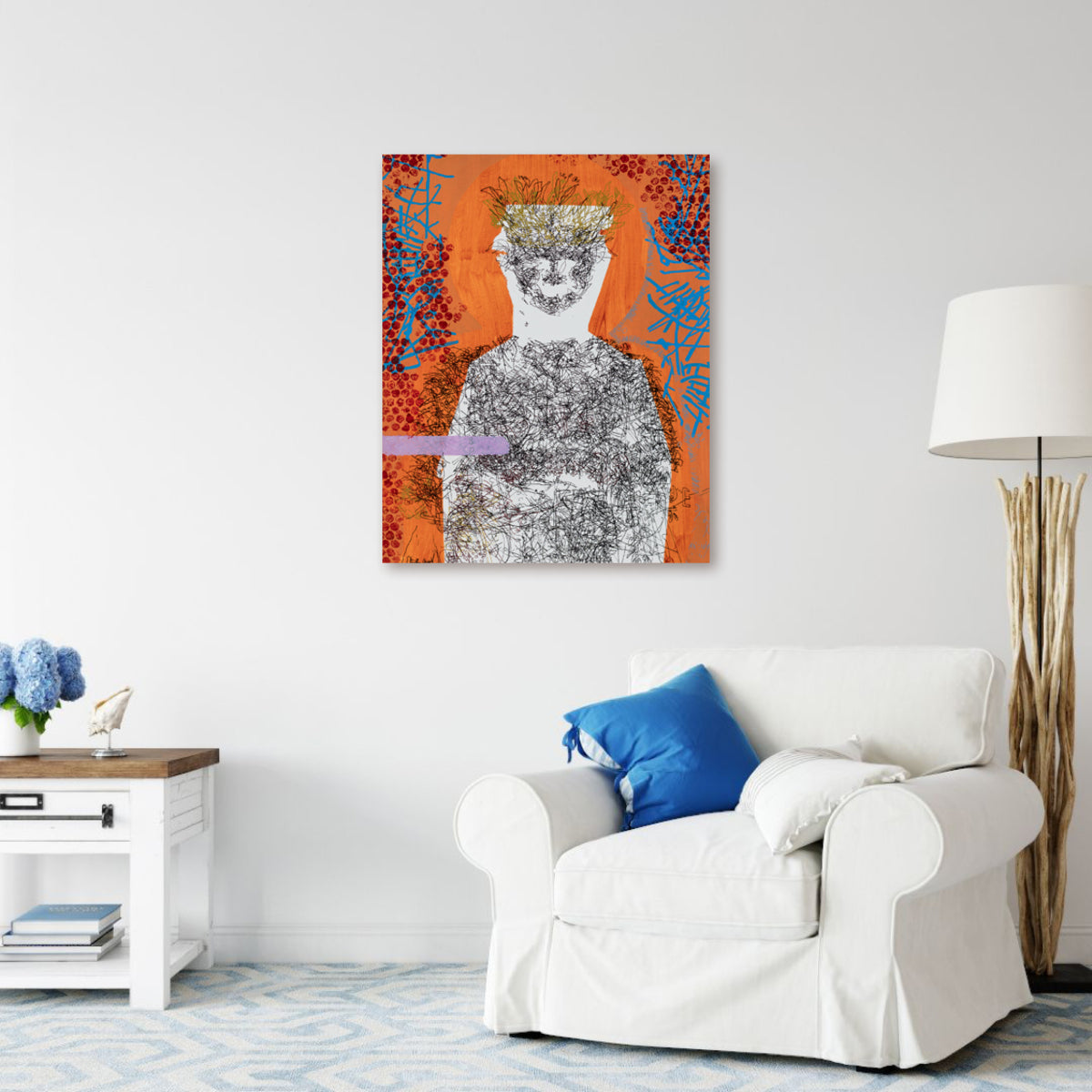 Hera - Dust Cover Prue (after Empress Irene, Byzantine Mosaic, 12th century, Hagia Sophia, Istanbul)