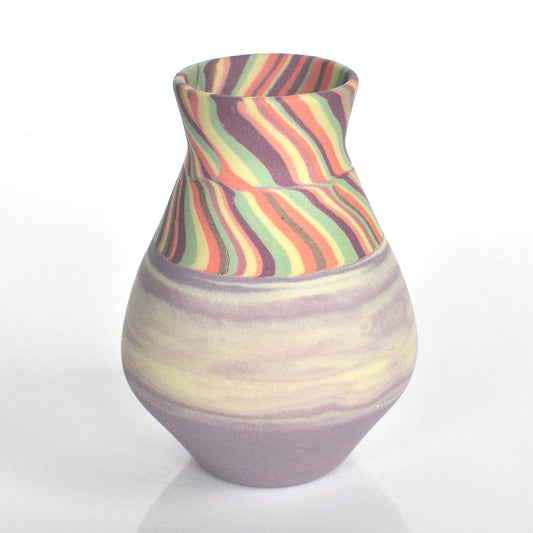 Nerikomi and Lavendar Mini Vessel | Larissa Warren